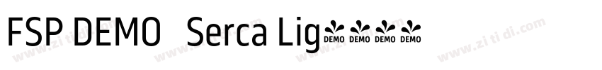 FSP DEMO   Serca Lig字体转换